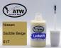 Preview: Nissan, Saddle Beige, 617: 20ml Lackstift, von ATW Autoteile West.